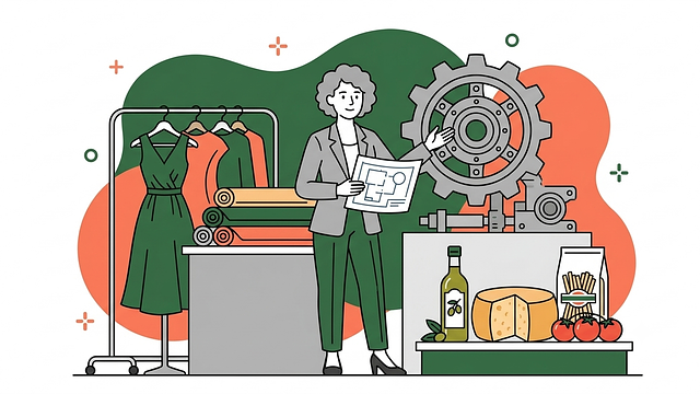 Italienisch im Beruf: Zwischen Mode, Maschinenbau und Lebensmittel